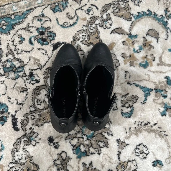 Rampage Black Ankle Booties - Picture 5 of 6